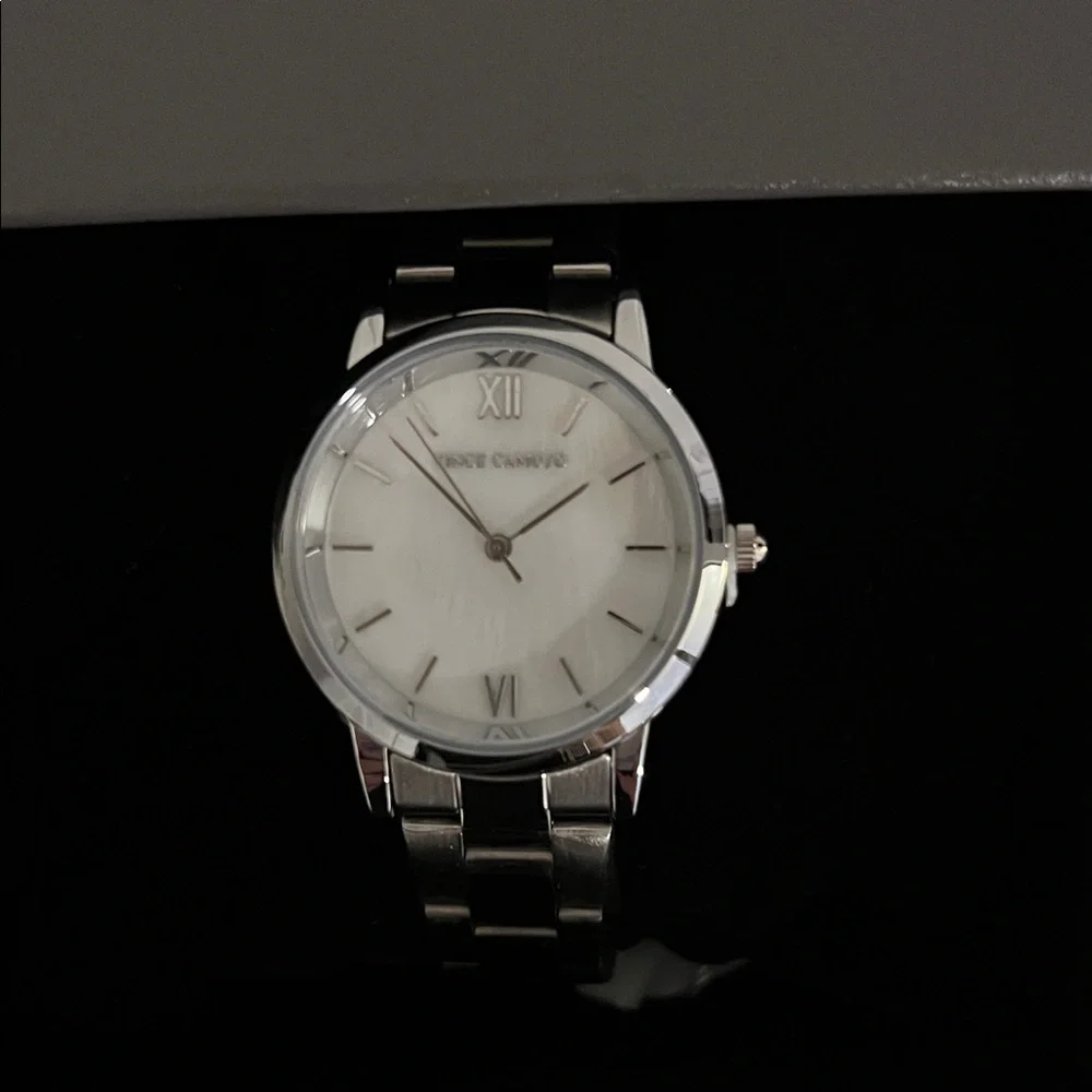 NWT Vince Camuto “Ayla” Silver Watch with White Face - Brand New In Box 2025 - Picture 5 of 7